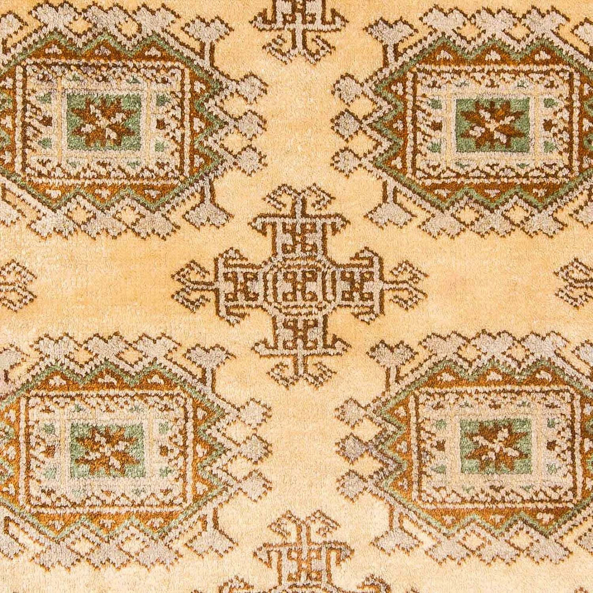Turkaman-matta - 184 x 126 cm - beige