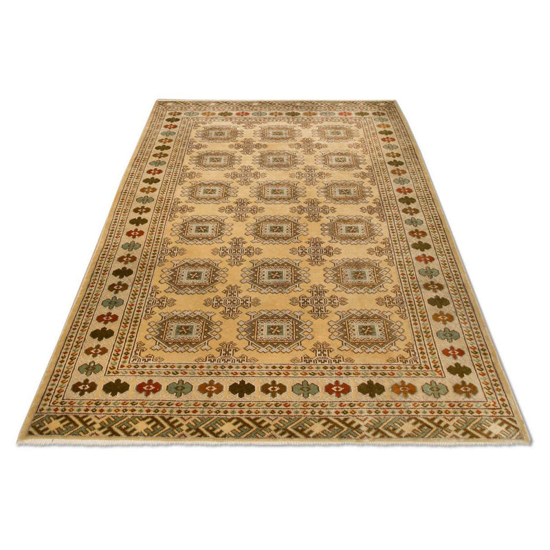 Turkaman-matta - 184 x 126 cm - beige