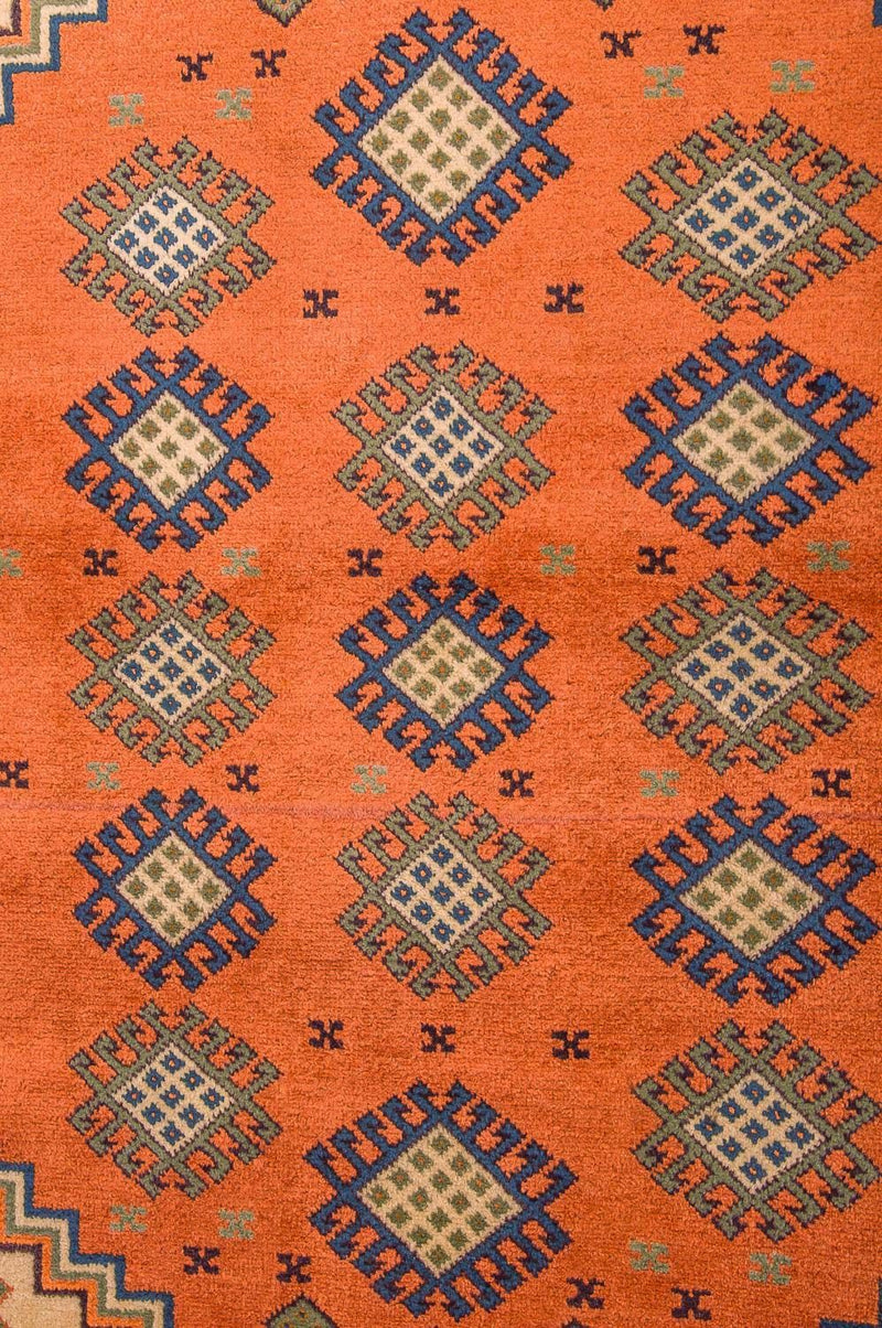 Turkaman-matta - 184 x 127 cm - orange