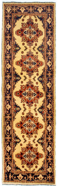 Runner Afghansk matta - Hatshlu - 283 x 86 cm - beige