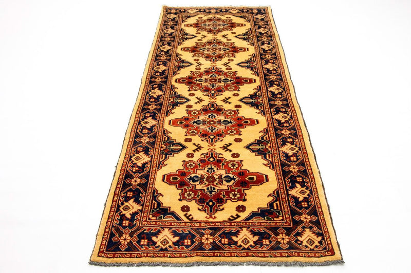 Runner Afghansk matta - Hatshlu - 283 x 86 cm - beige