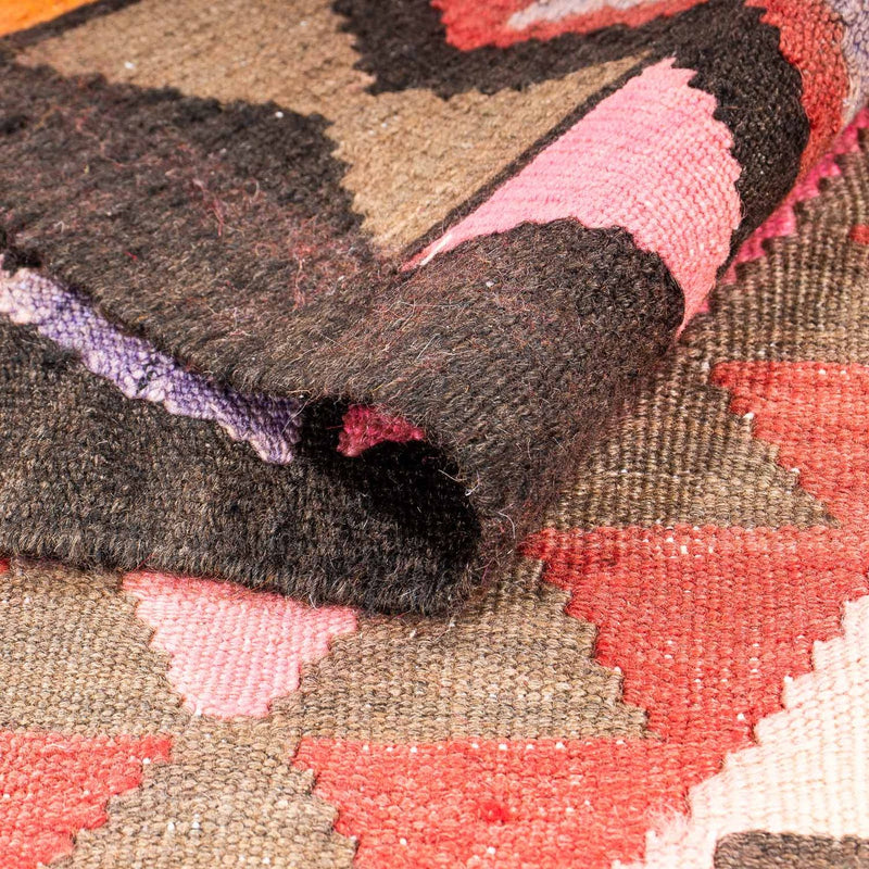 Kelim-matta - gammal - 300 x 180 cm - flerfärgad