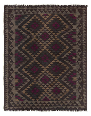 Kelim Carpet - orientalisk matta - 202 x 157 cm - flerfärgad