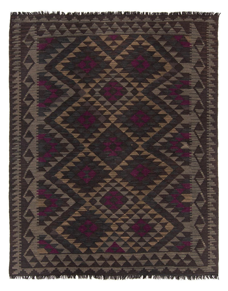 Kelim Carpet - orientalisk matta - 202 x 157 cm - flerfärgad