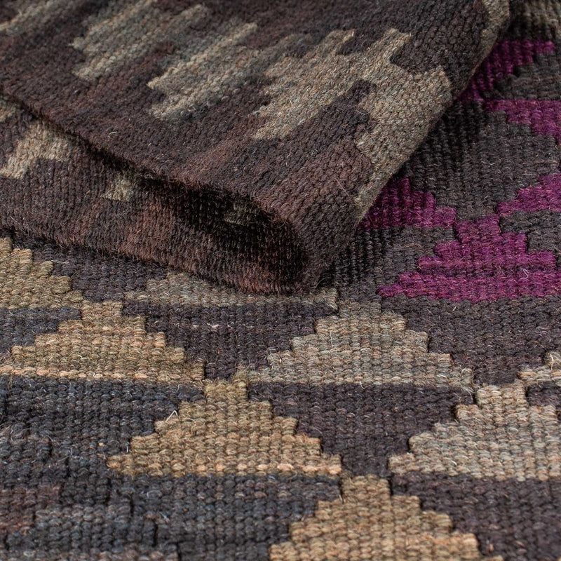 Kelim Carpet - orientalisk matta - 202 x 157 cm - flerfärgad