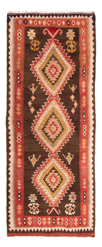 Runner Kelim-matta - gammal - 310 x 140 cm - flerfärgad – product image