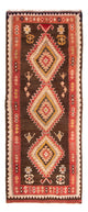 Runner Kelim-matta - gammal - 310 x 140 cm - flerfärgad
