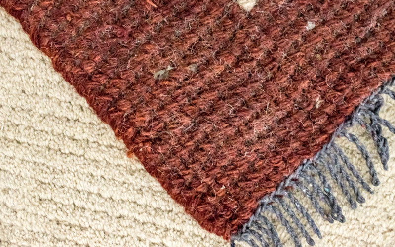 Nepal mattan - 140 x 70 cm - beige