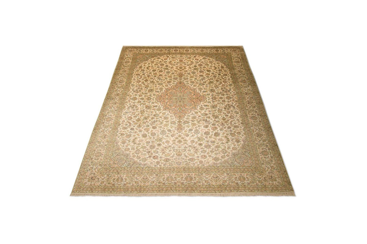 Sidenmatta - Kashmir Silk - 335 x 243 cm - beige