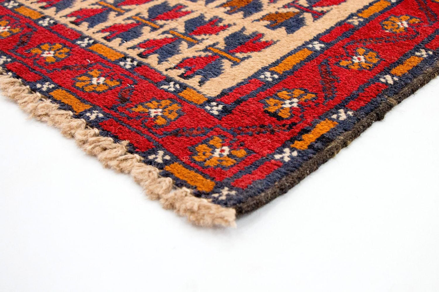 Baluch-matta - 130 x 77 cm - röd