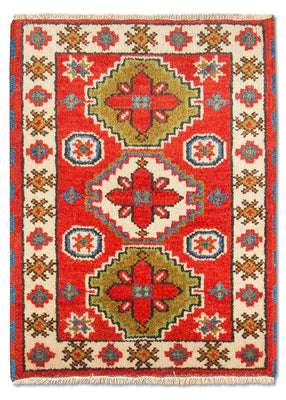 Oriental Carpet - 92 x 65 cm - röd