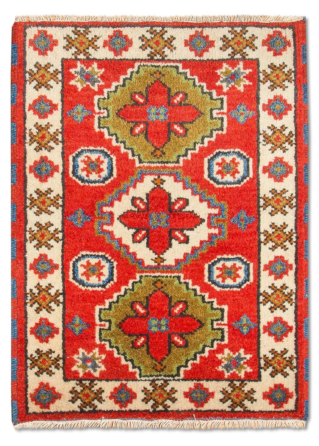 Oriental Carpet - 92 x 65 cm - röd
