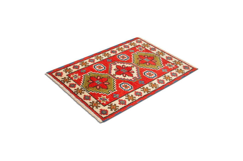Oriental Carpet - 92 x 65 cm - röd