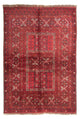 Turkaman-matta - 234 x 160 cm - röd