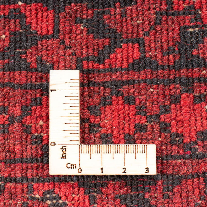Turkaman-matta - 238 x 164 cm - röd