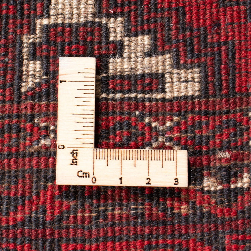 Turkaman-matta - 236 x 159 cm - röd