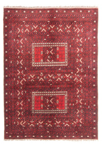 Turkaman-matta - 236 x 162 cm - röd