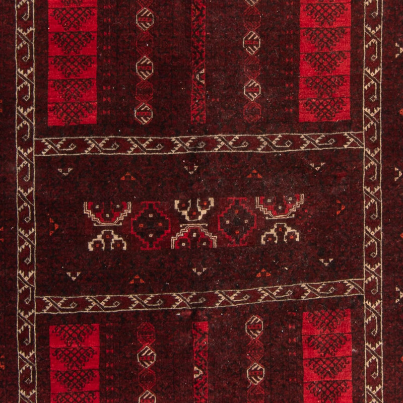 Turkaman-matta - 224 x 158 cm - röd