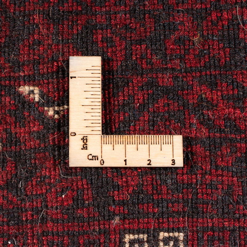 Turkaman-matta - 224 x 158 cm - röd