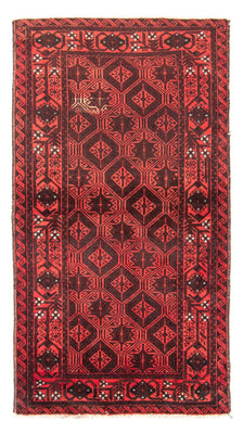 Runner Baluch-matta - 196 x 102 cm - röd
