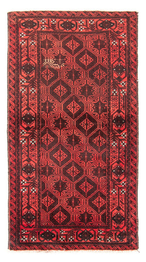 Runner Baluch-matta - 196 x 102 cm - röd
