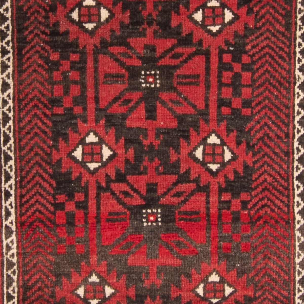 Runner Baluch-matta - 210 x 110 cm - röd