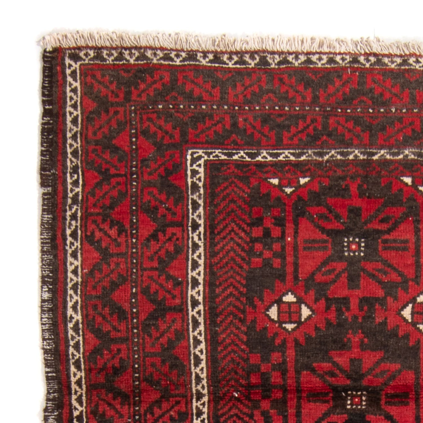 Runner Baluch-matta - 210 x 110 cm - röd