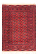 Turkaman-matta - 168 x 124 cm - röd