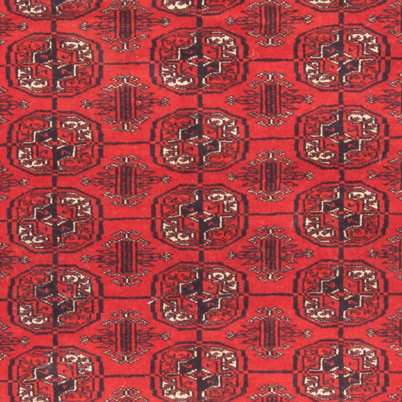 Turkaman-matta - 168 x 124 cm - röd