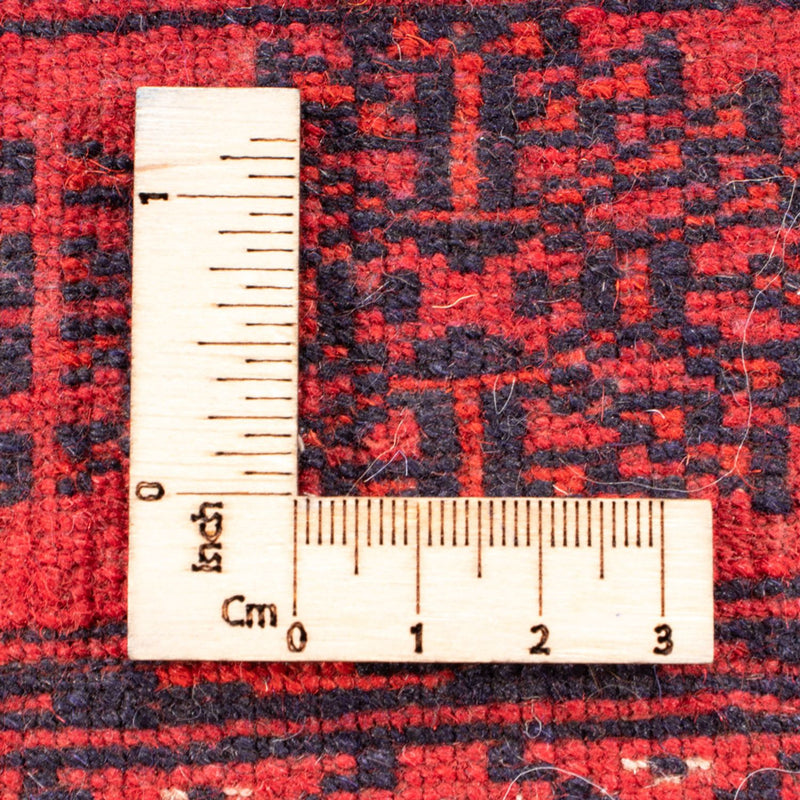 Turkaman-matta - 168 x 124 cm - röd
