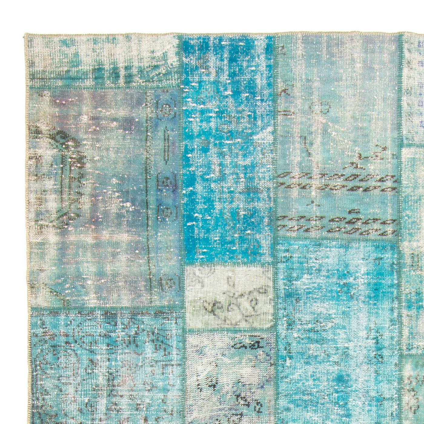 Vintage matta - 305 x 198 cm - turkos