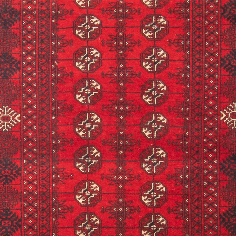 Runner Turkaman-matta - 194 x 85 cm - röd