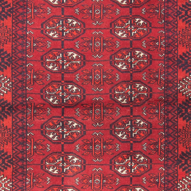 Runner Turkaman-matta - 194 x 74 cm - röd