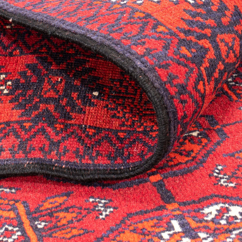 Runner Turkaman-matta - 194 x 74 cm - röd