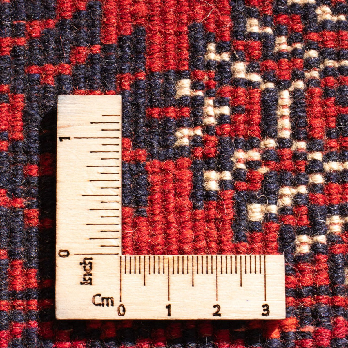 Runner Turkaman-matta - 194 x 74 cm - röd