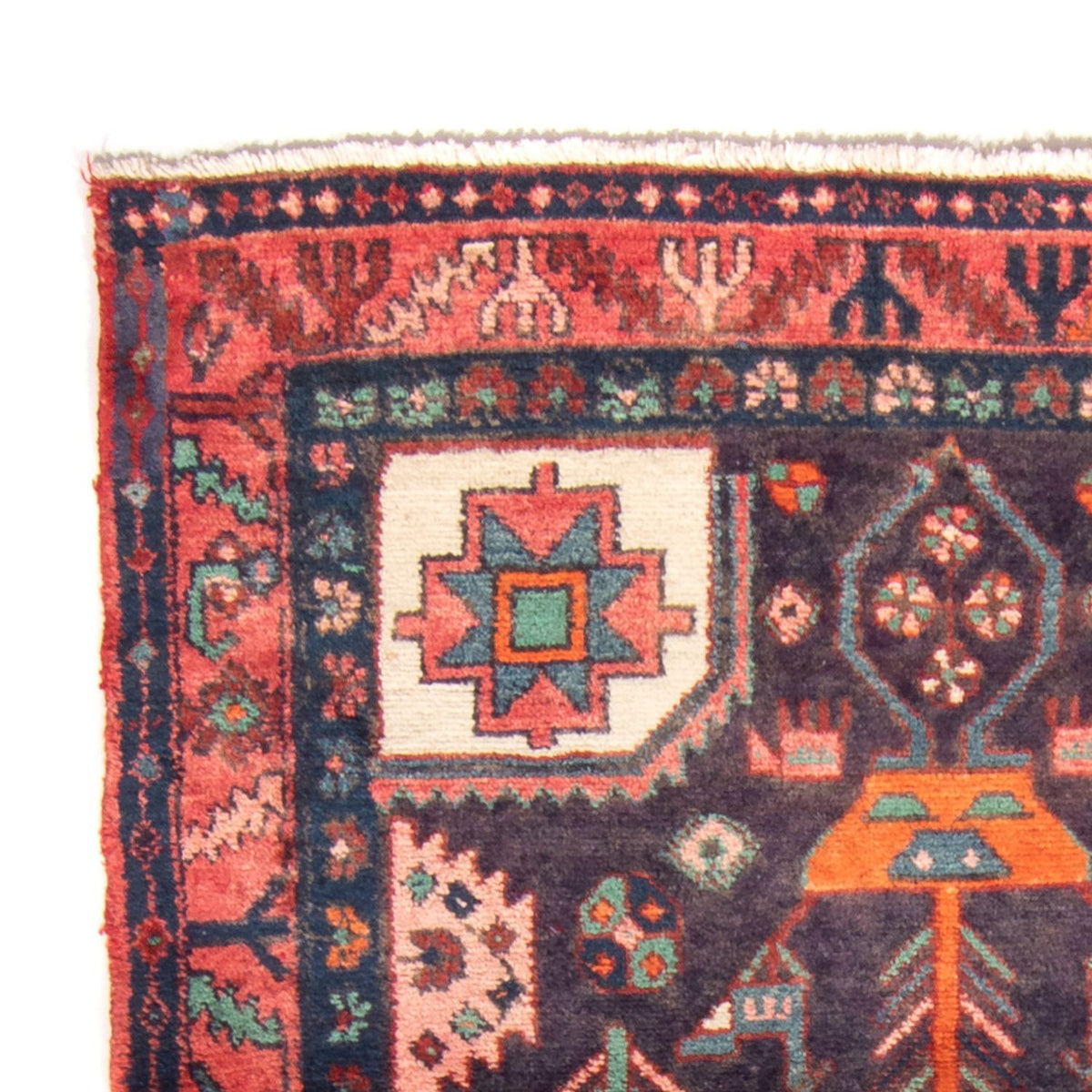 Runner Persisk matta - Nomadic - 225 x 112 cm - mörkblå