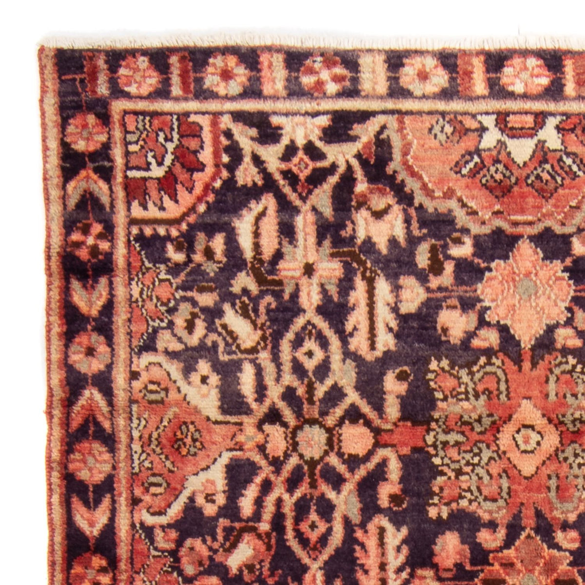 Persisk matta - Nomadic - 208 x 137 cm - mörkblå