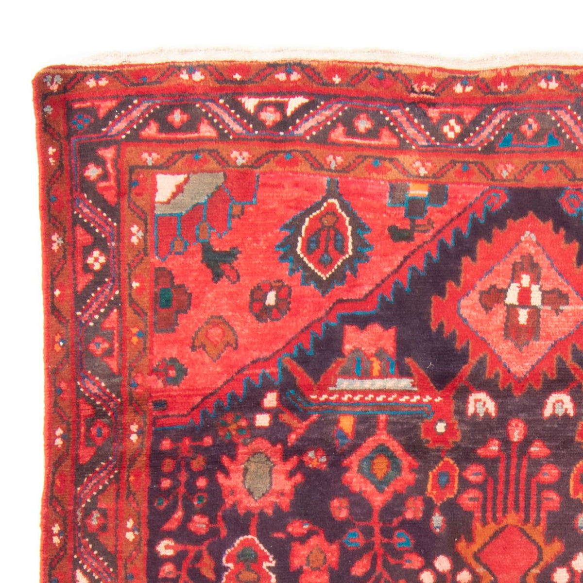 Persisk matta - Nomadic - 196 x 134 cm - mörkblå