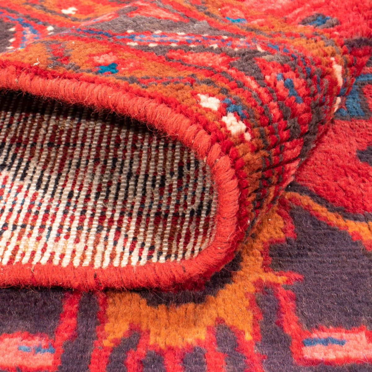 Persisk matta - Nomadic - 196 x 134 cm - mörkblå