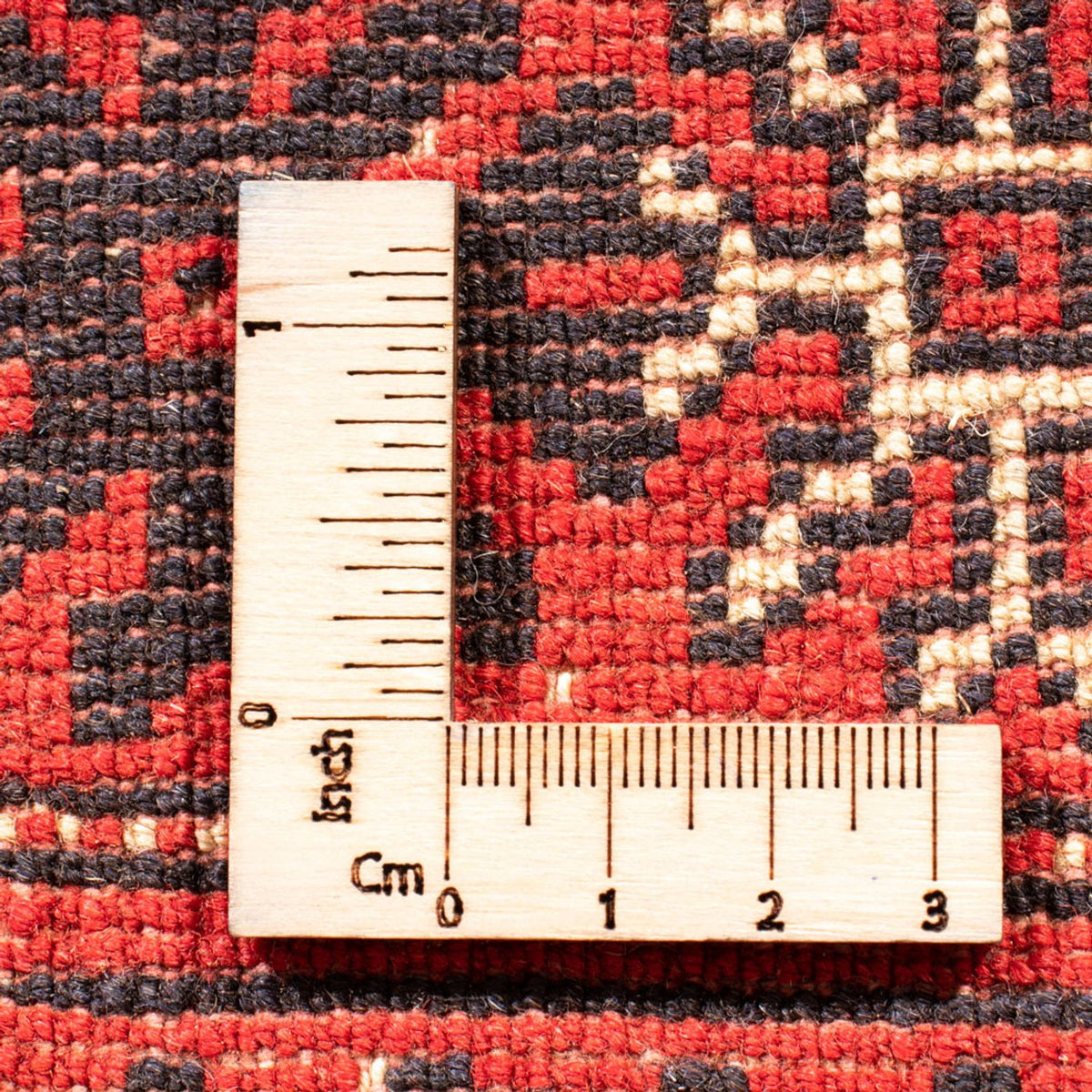 Runner Turkaman-matta - 196 x 83 cm - röd