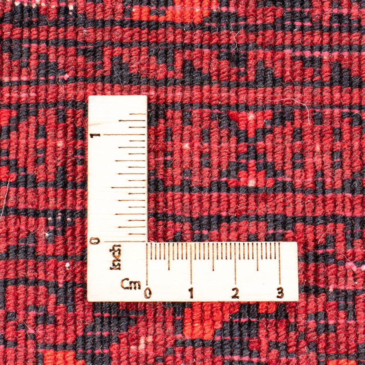 Turkaman-matta - 257 x 178 cm - röd