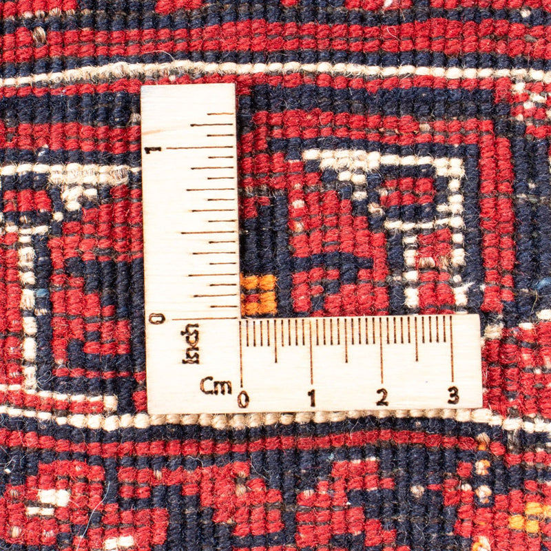 Turkaman-matta - 246 x 157 cm - röd