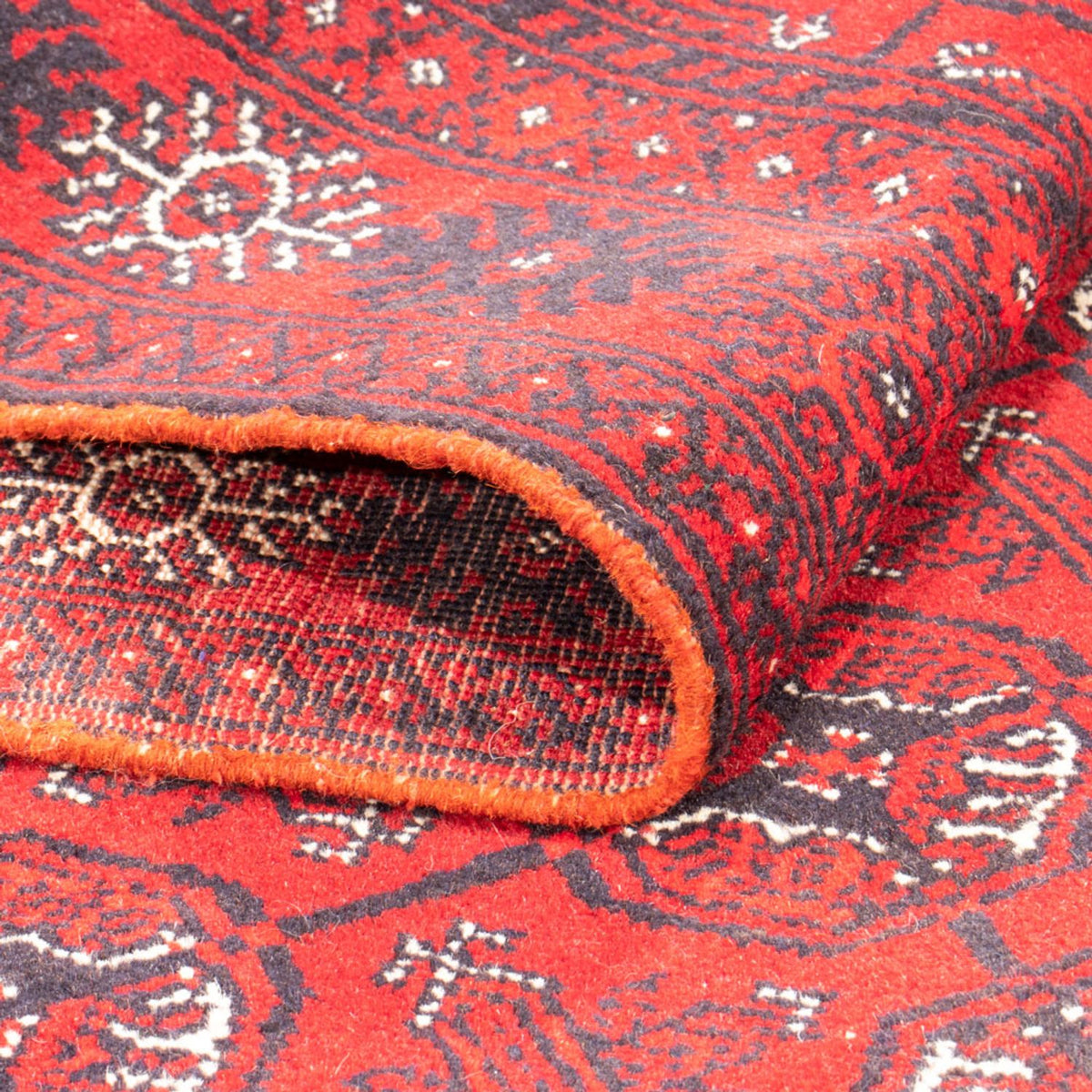 Runner Turkaman-matta - 183 x 79 cm - röd