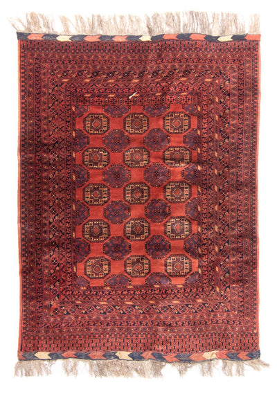 Turkaman-matta 148x200cm - Persisk matta - röd