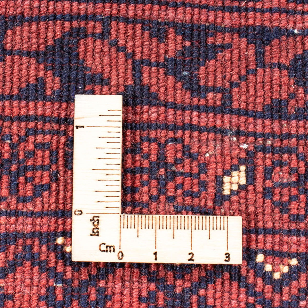 Turkaman-matta - 200 x 148 cm - röd