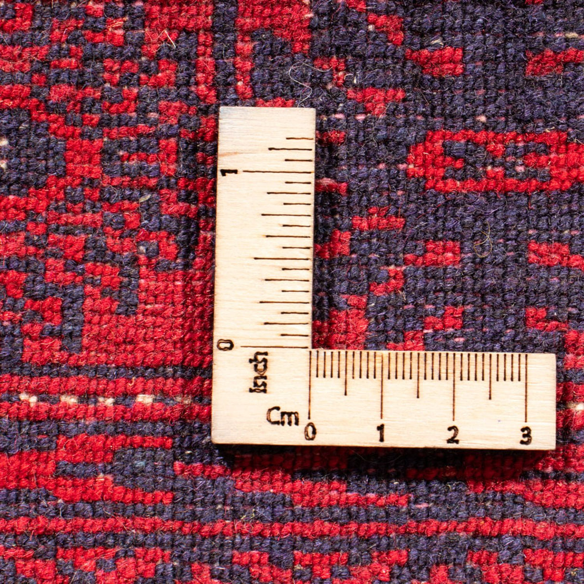 Runner Turkaman-matta - 191 x 88 cm - röd