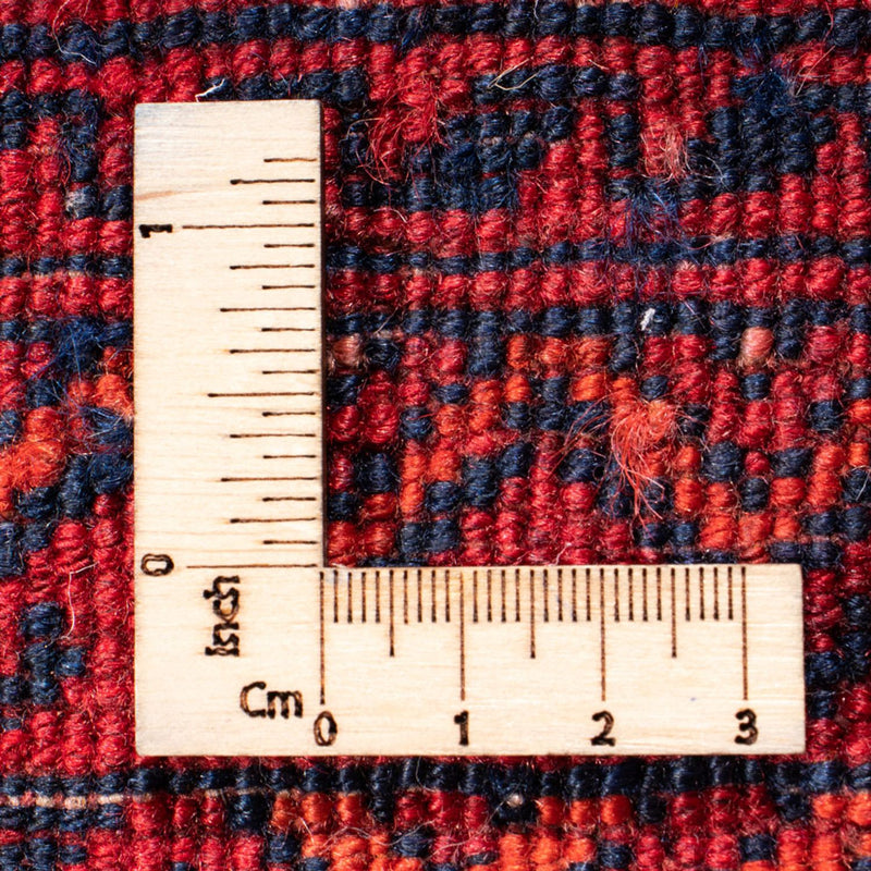 Turkaman-matta - 305 x 202 cm - röd