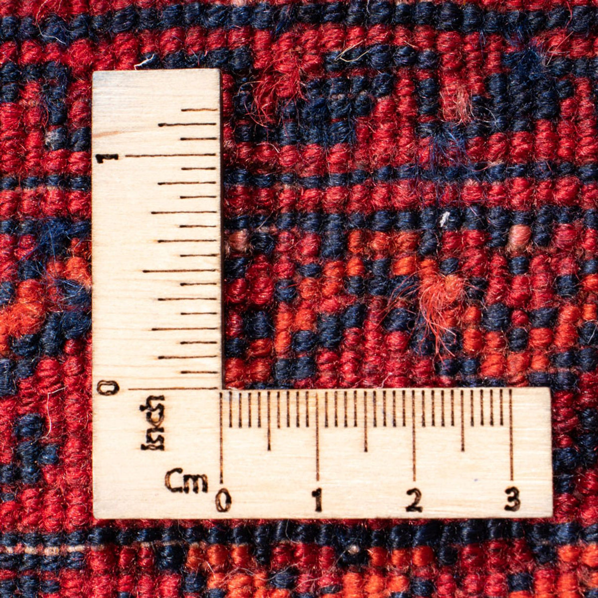 Turkaman-matta - 305 x 202 cm - röd