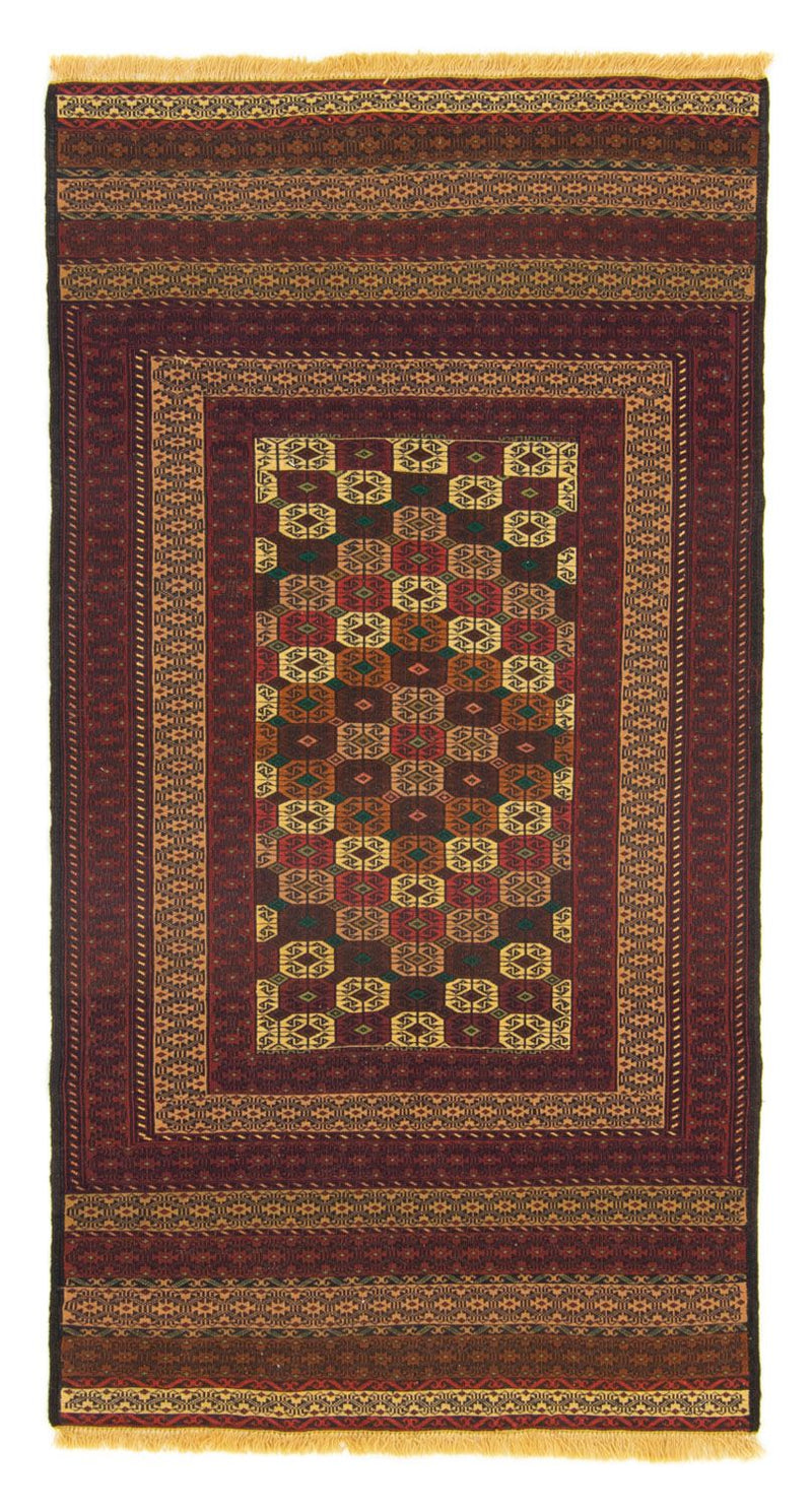 Kelim Carpet - orientalisk matta - 169 x 87 cm - brun