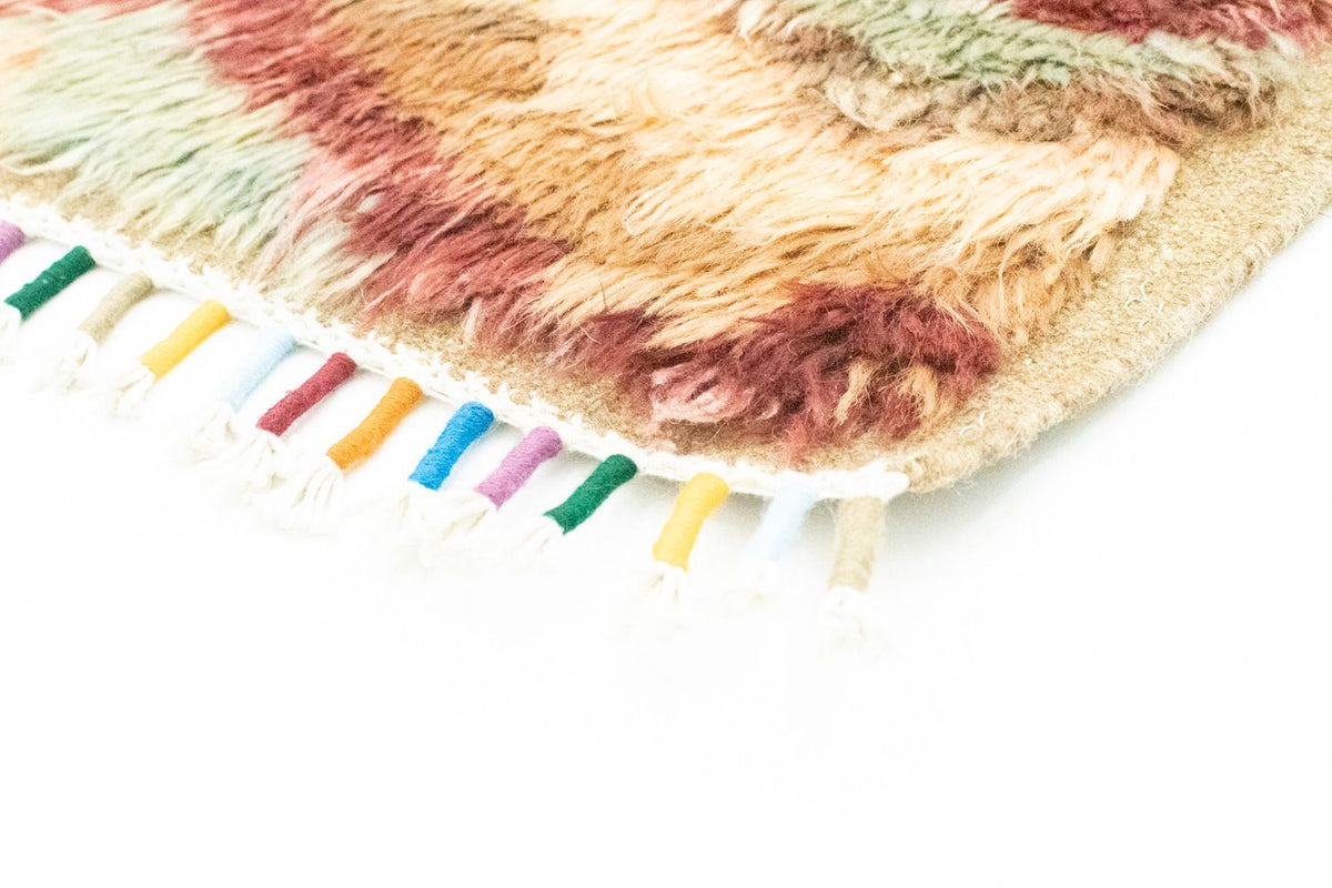 Berber matta - 200 x 147 cm - färgad